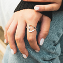 Bague Ajustable "À Ma Sœur" - Je Serai Toujours à Tes Côtés - Cadeau Symbolique Pour Sœur, Taille Universelle - 11