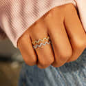 Bague Ajustable "À Ma Sœur" - Je Serai Toujours à Tes Côtés - Cadeau Symbolique Pour Sœur, Taille Universelle - 10